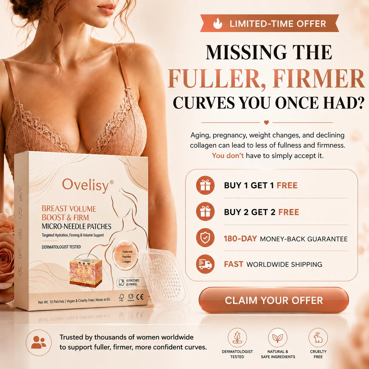 💥Selling out soon🔥- Ovelisy™Breast Enhance Mentmicroneedle Patch