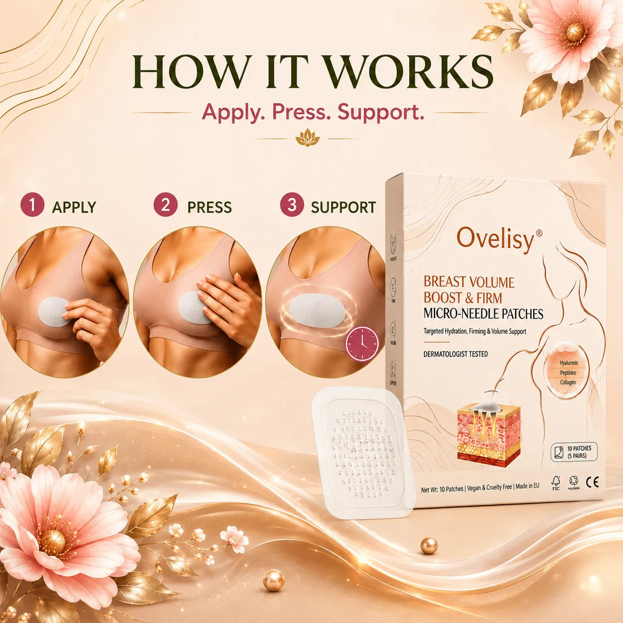 💥Selling out soon🔥- Ovelisy™Breast Enhance Mentmicroneedle Patch