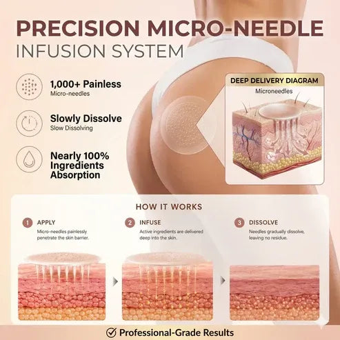 💥Selling out soon🔥- Ovelisy™ CurveSculpt Micro-Patch ✦ Sculpt • Firm • Smooth Lower Body Curves ✦ Micro-Needle Infusion System