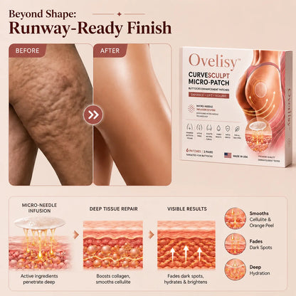 💥Selling out soon🔥- Ovelisy™ CurveSculpt Micro-Patch ✦ Sculpt • Firm • Smooth Lower Body Curves ✦ Micro-Needle Infusion System