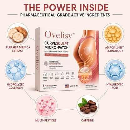 💥Selling out soon🔥- Ovelisy™ CurveSculpt Micro-Patch ✦ Sculpt • Firm • Smooth Lower Body Curves ✦ Micro-Needle Infusion System